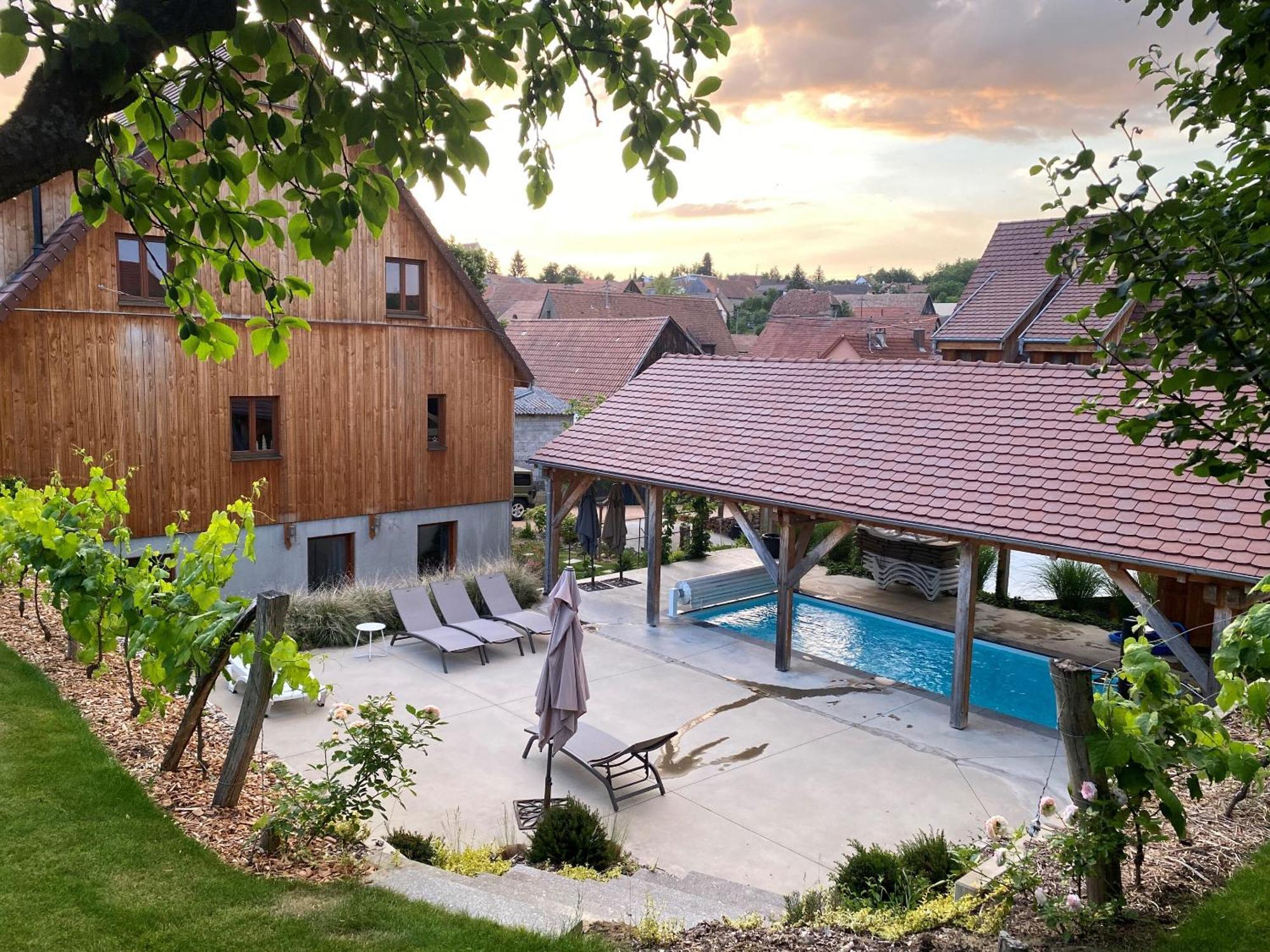 Les Granges Modernes Vila Bruebach Quarto foto